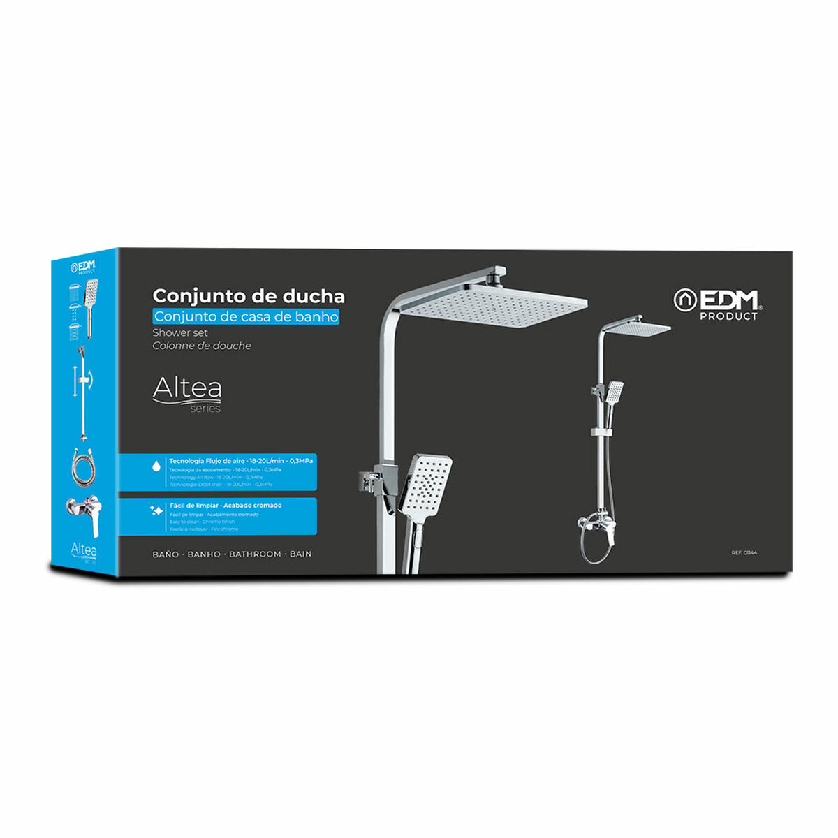 Dušo stovas EDM 01144 Altea ABS